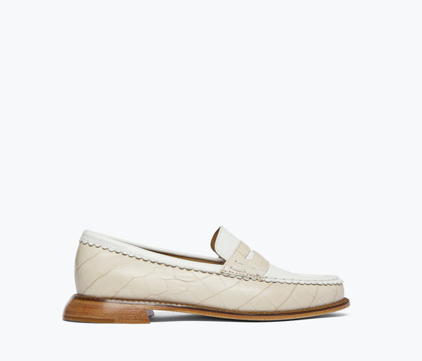 PETRA COMBO PENNY LOAFER, [product-type] - FREDA SALVADOR Power Shoes for Power Women