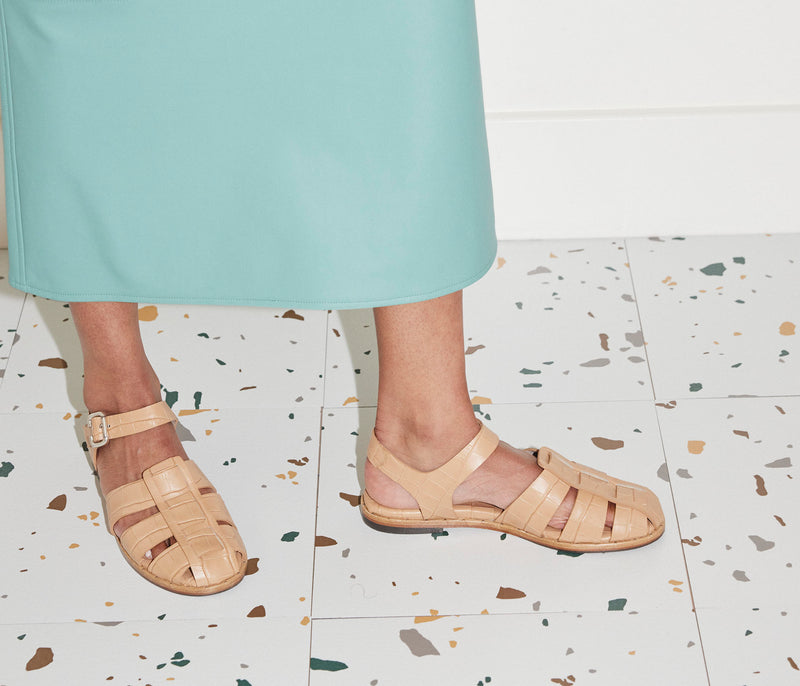 SERA FISHERMAN SANDAL, [product-type] - FREDA SALVADOR Power Shoes for Power Women